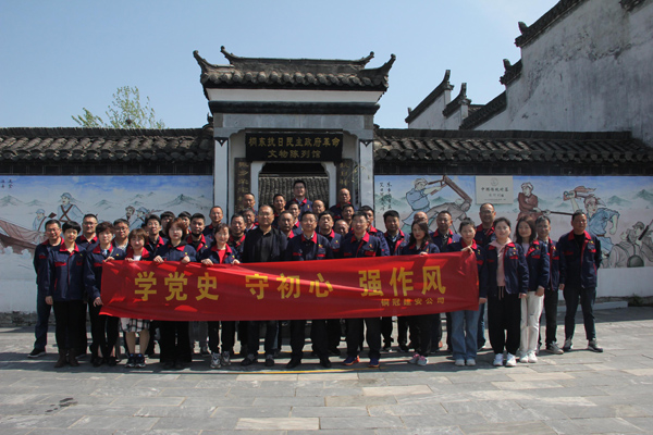 公司機關、工程服務黨支部開展主題黨日活動