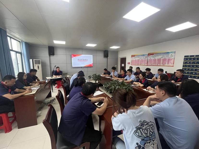 建材公司開展QC管理、質(zhì)量管理知識培訓(xùn)